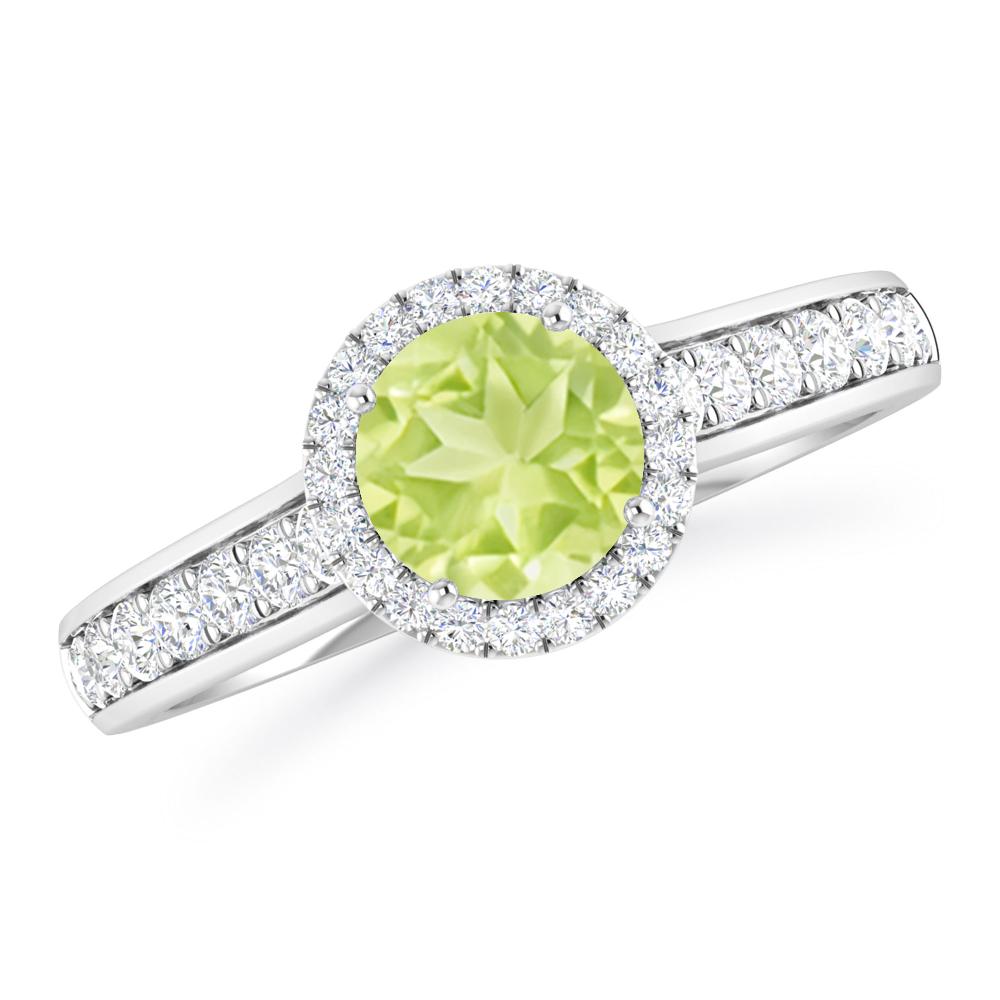 White Gold - Peridot