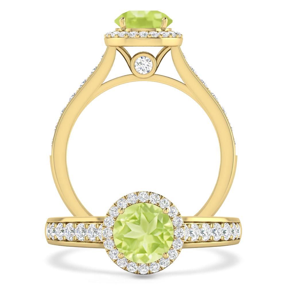 Yellow Gold - Peridot