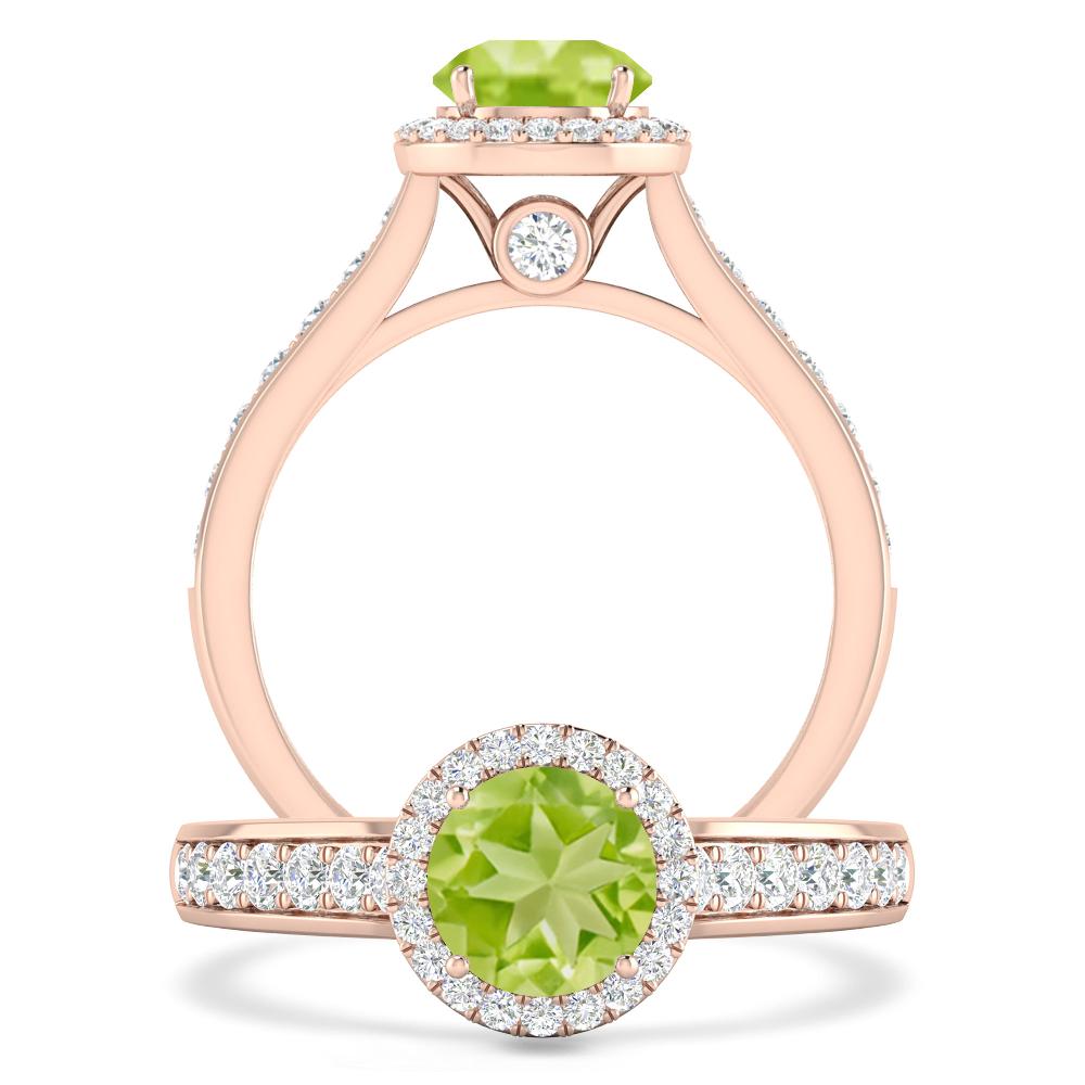 Rose Gold - Peridot