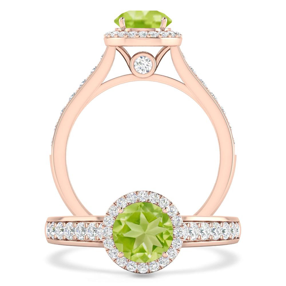 Rose Gold - Peridot