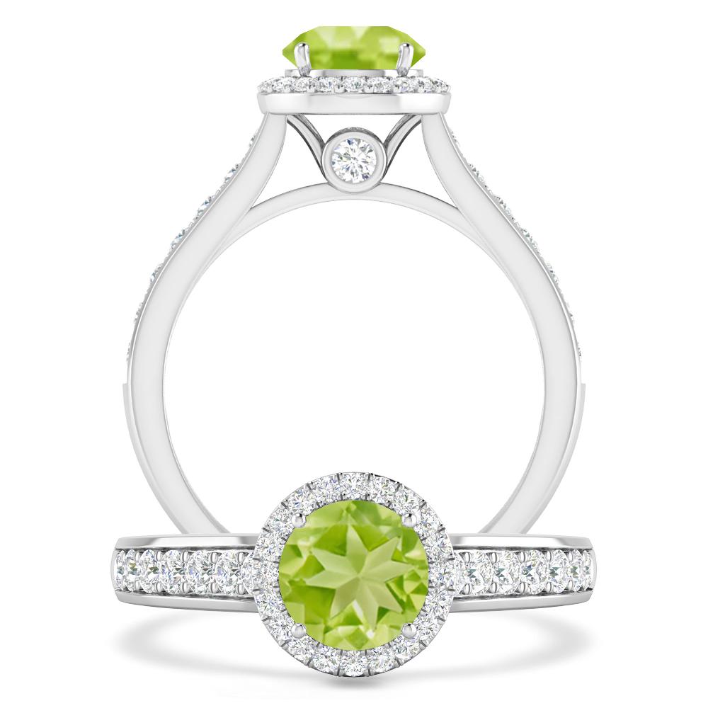 White Gold - Peridot