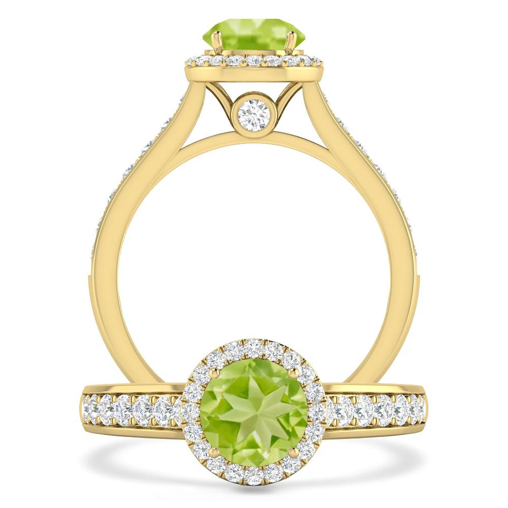 Yellow Gold - Peridot