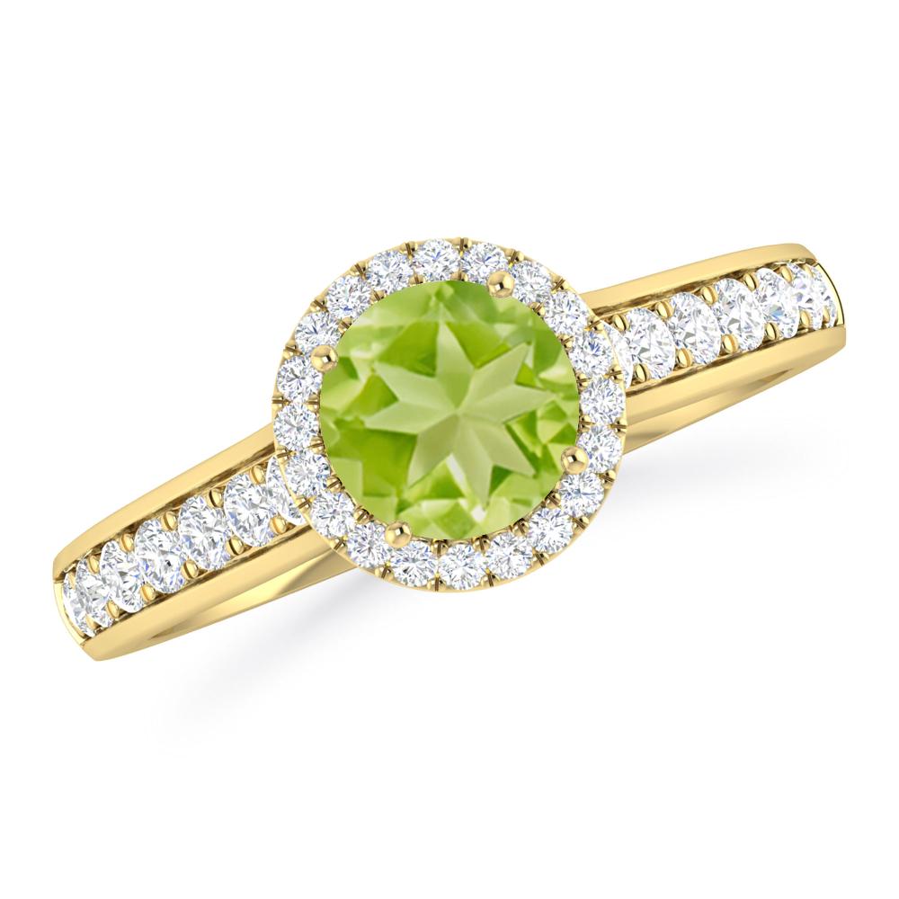 Yellow Gold - Peridot