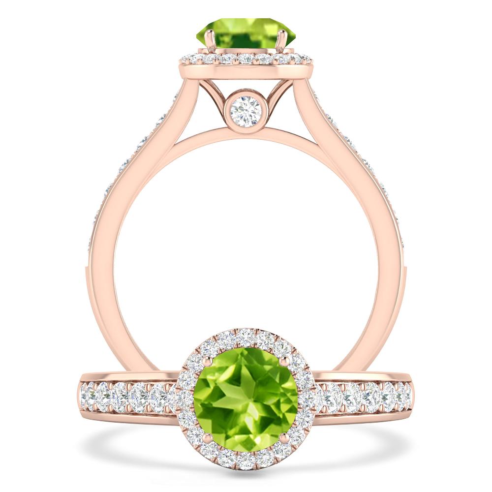 Rose Gold - Peridot