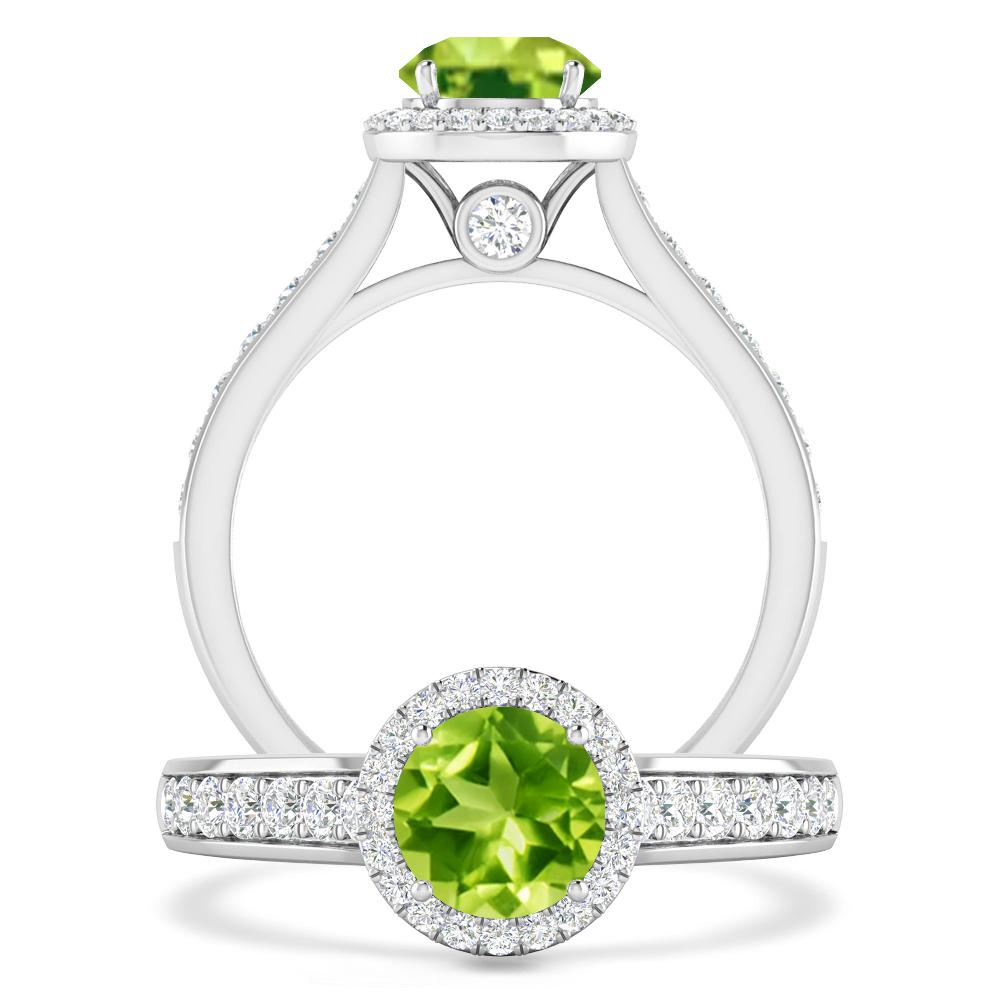 White Gold - Peridot