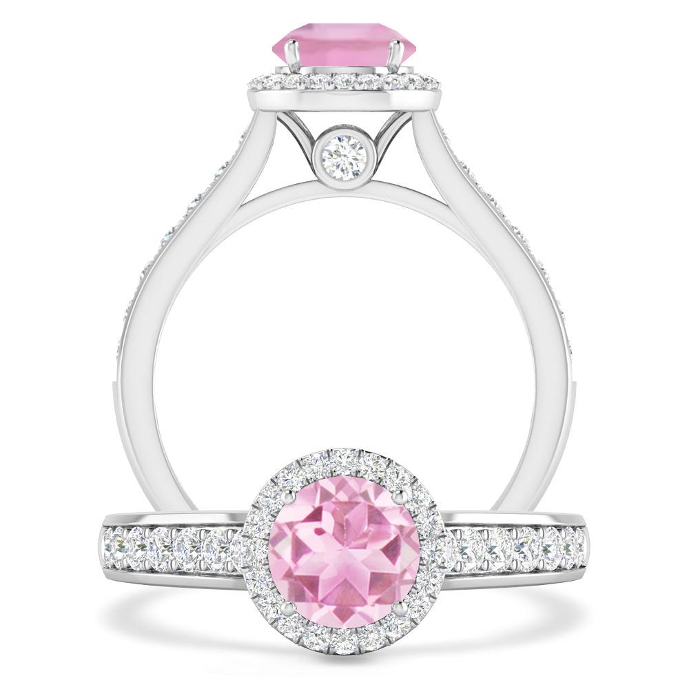 White Gold - Pink Tourmaline