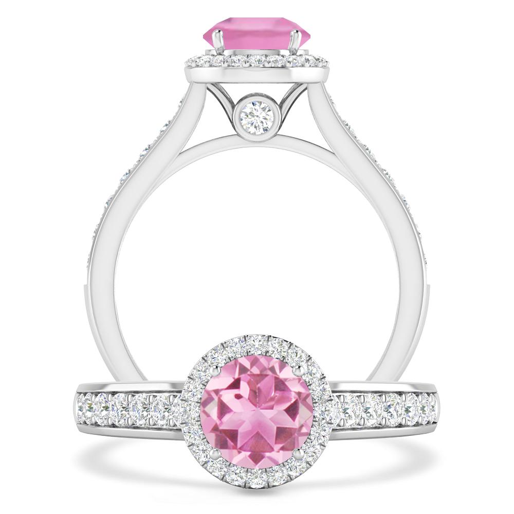 White Gold - Pink Tourmaline