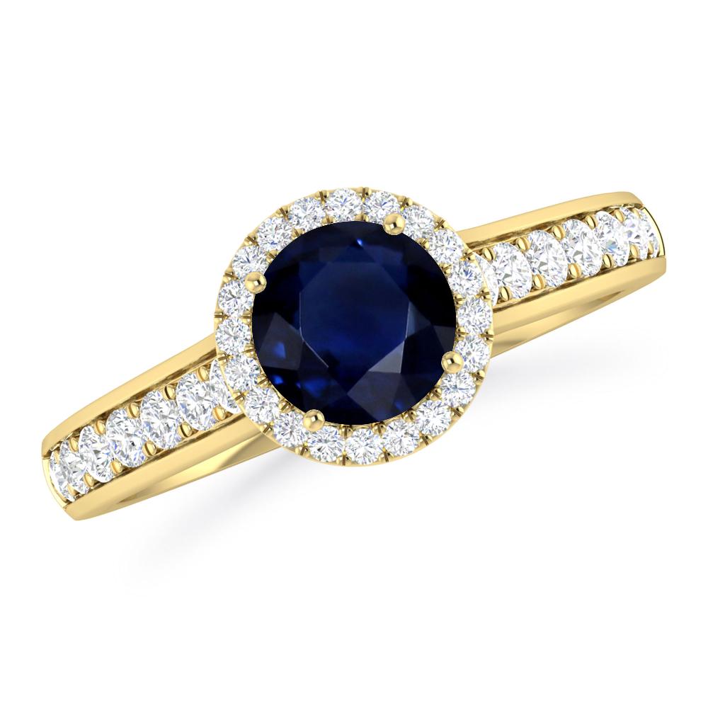 Yellow Gold - Sapphire