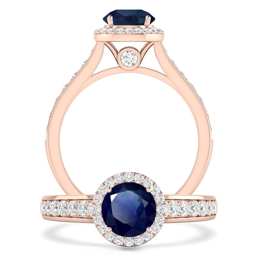 Rose Gold - Sapphire