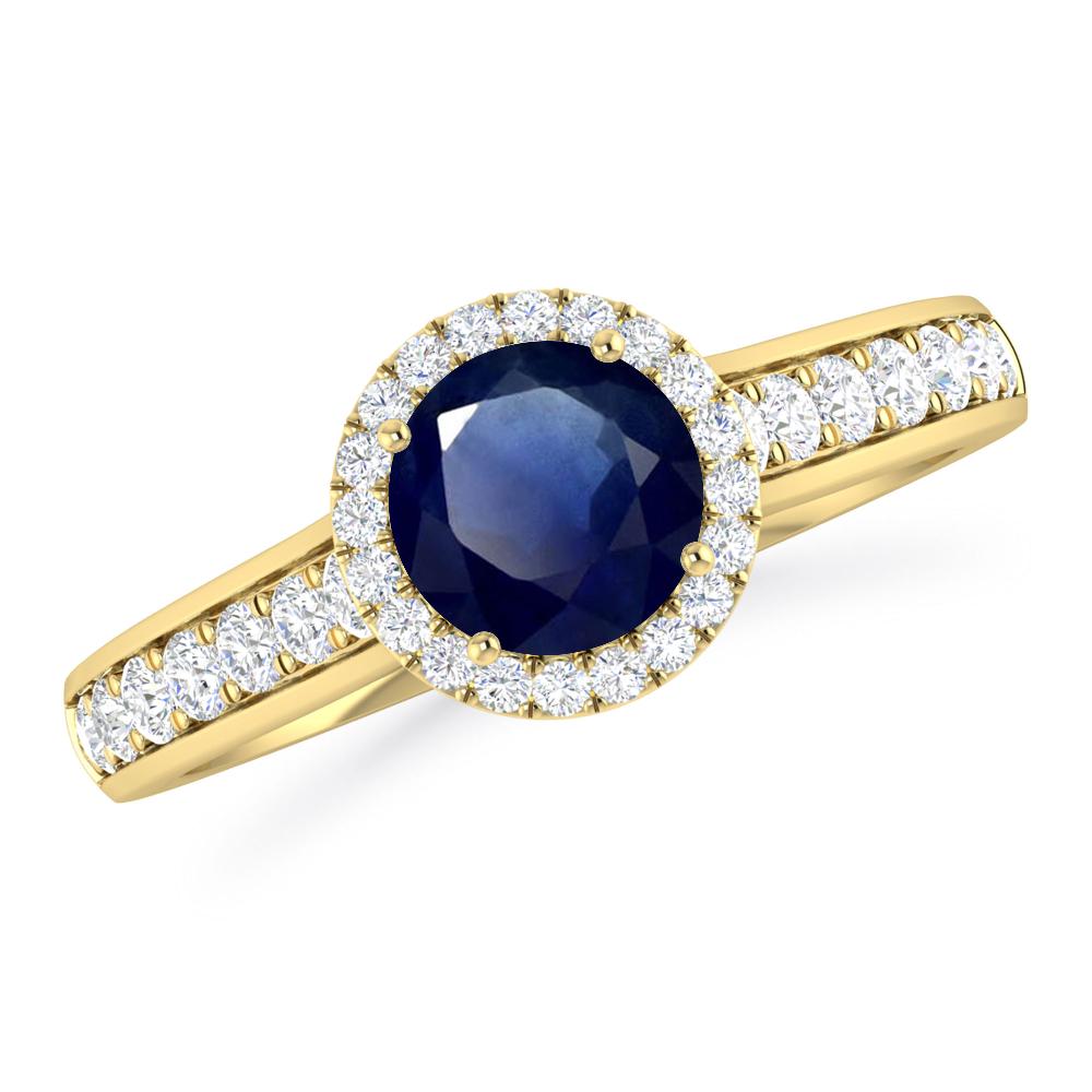 Yellow Gold - Sapphire