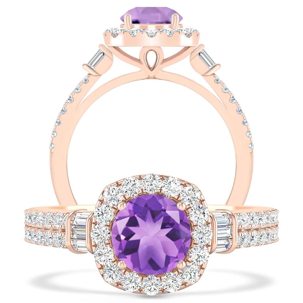 Rose Gold - Amethyst