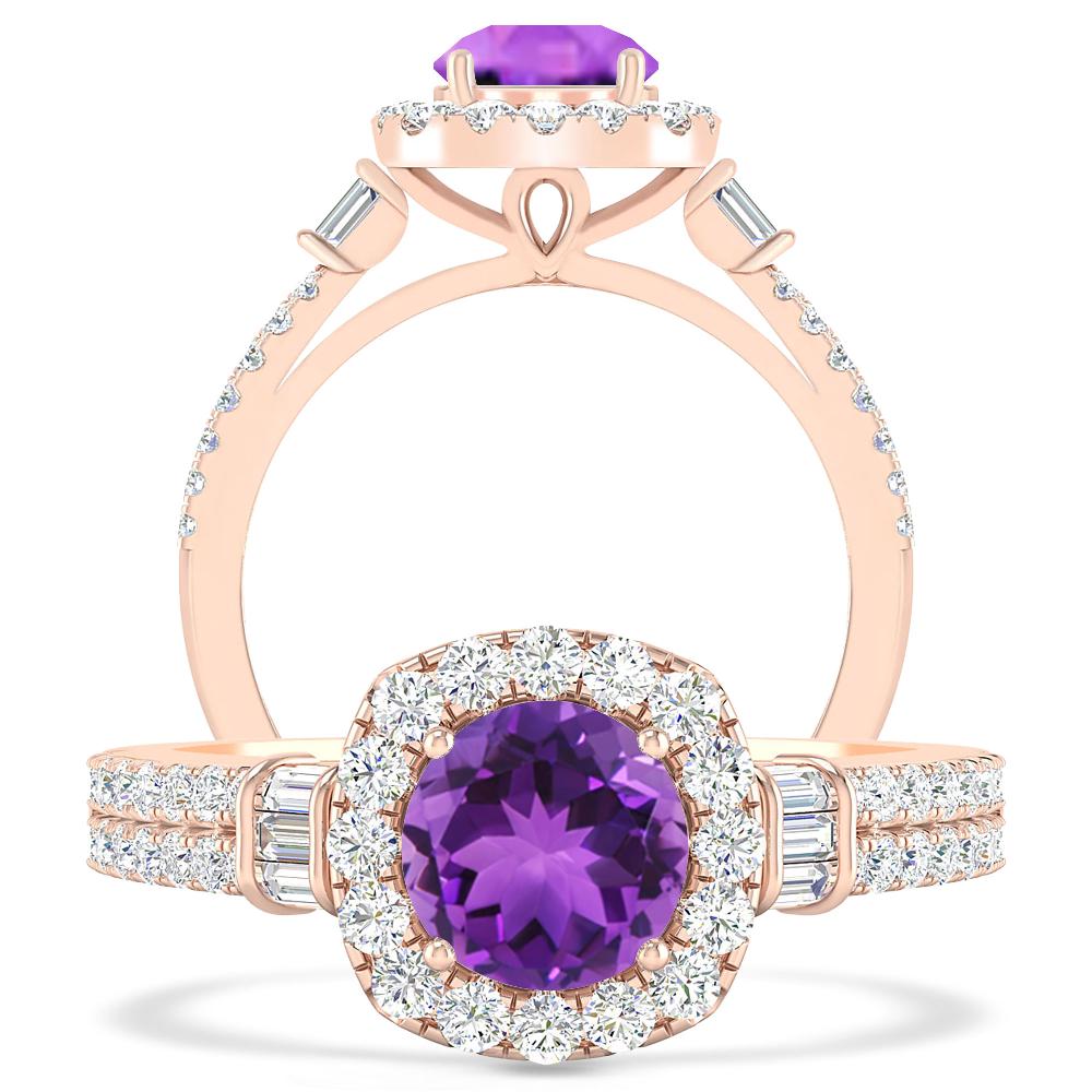 Rose Gold - Amethyst