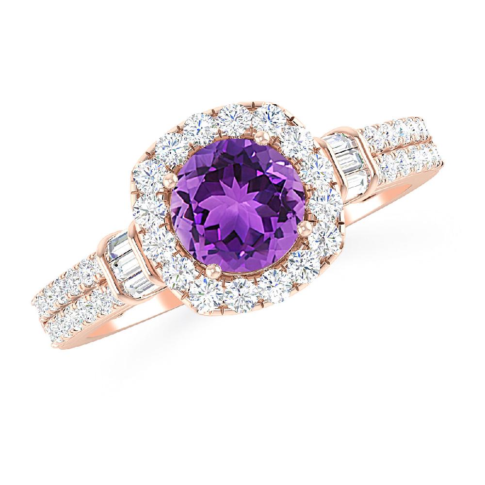 Rose Gold - Amethyst