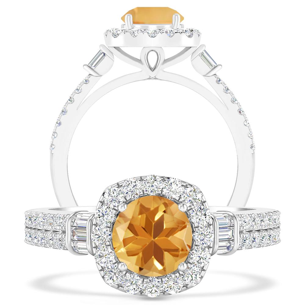 White Gold - Citrine