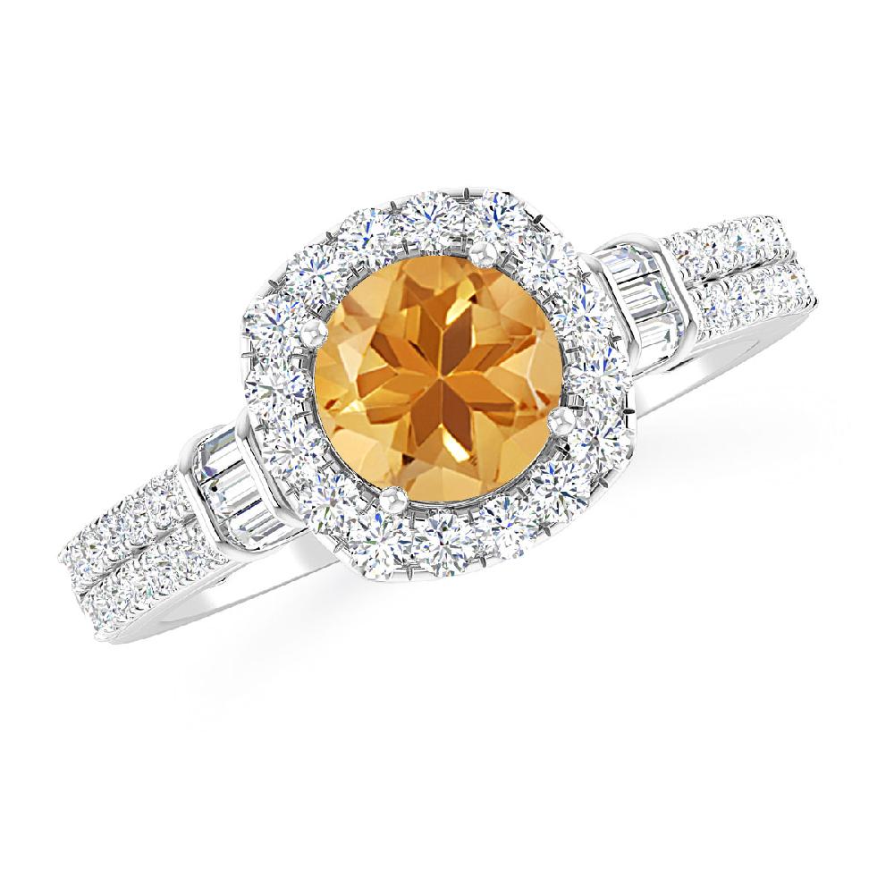 White Gold - Citrine