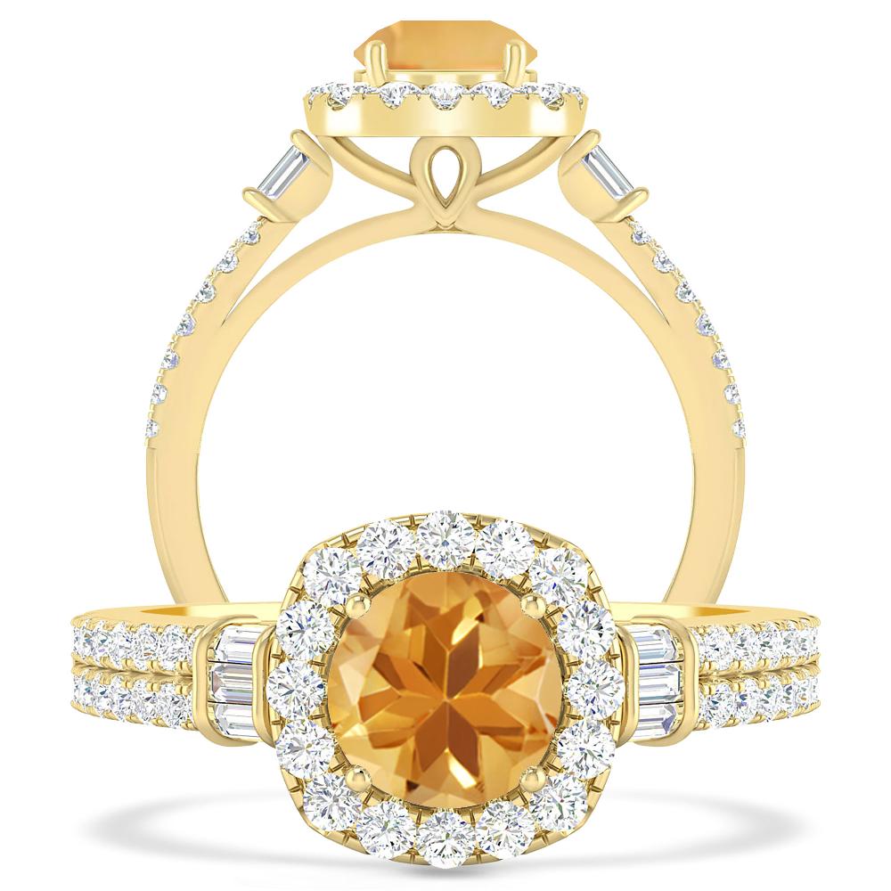 Yellow Gold - Citrine