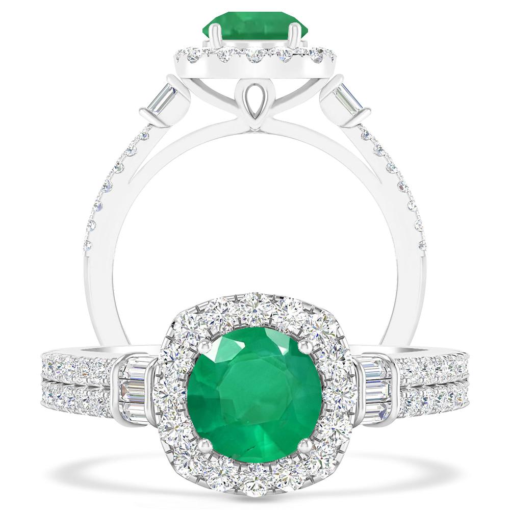 White Gold - Emerald