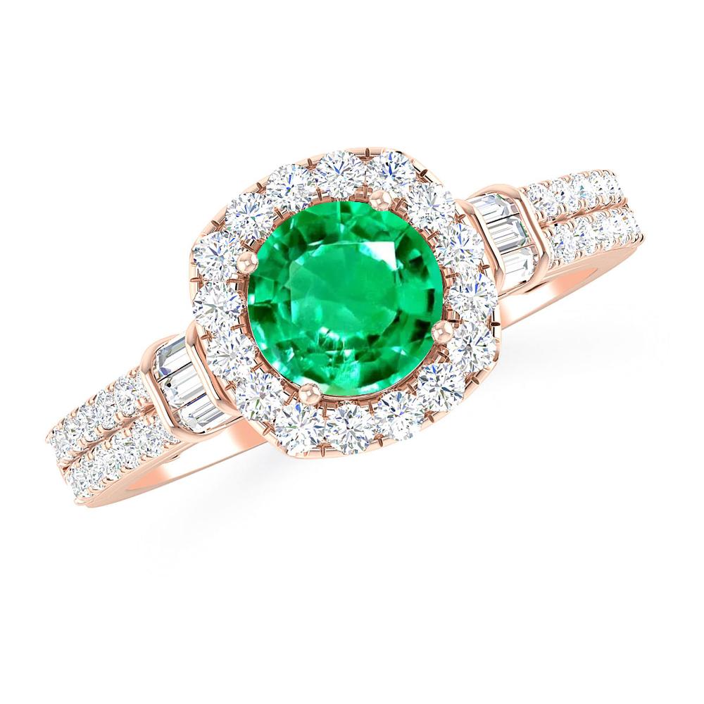 Rose Gold - Emerald