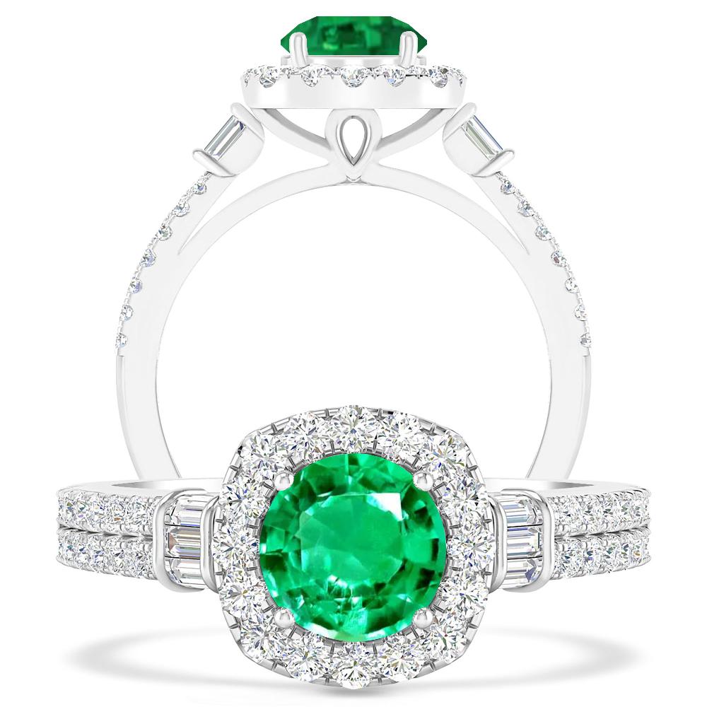 White Gold - Emerald