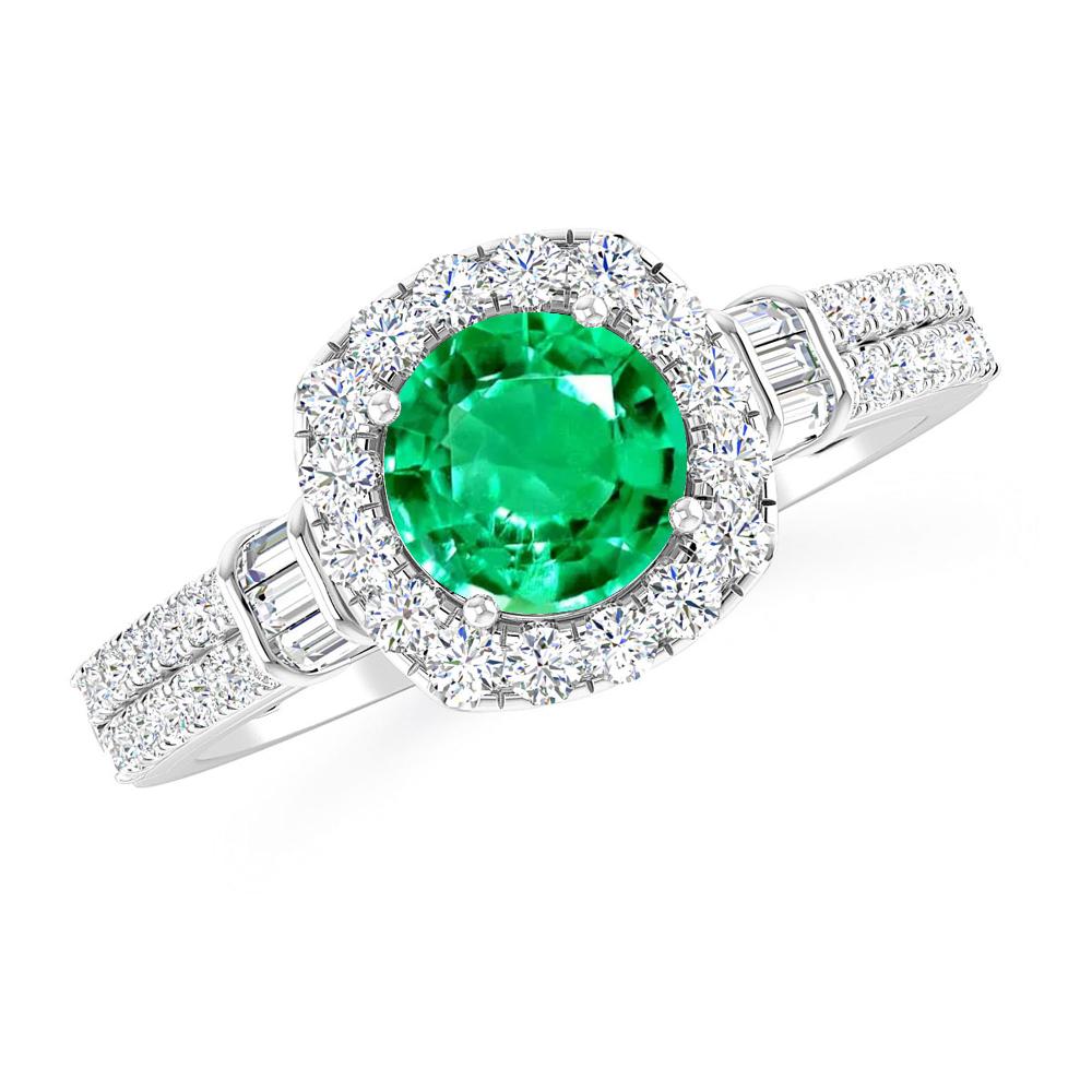 White Gold - Emerald