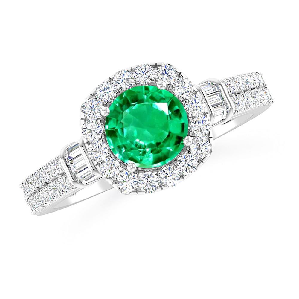 White Gold - Emerald