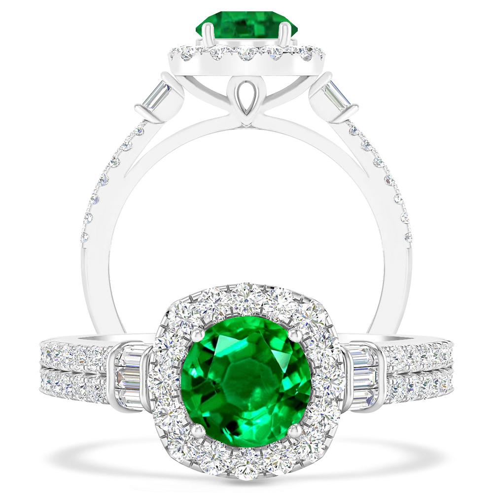 White Gold - Emerald