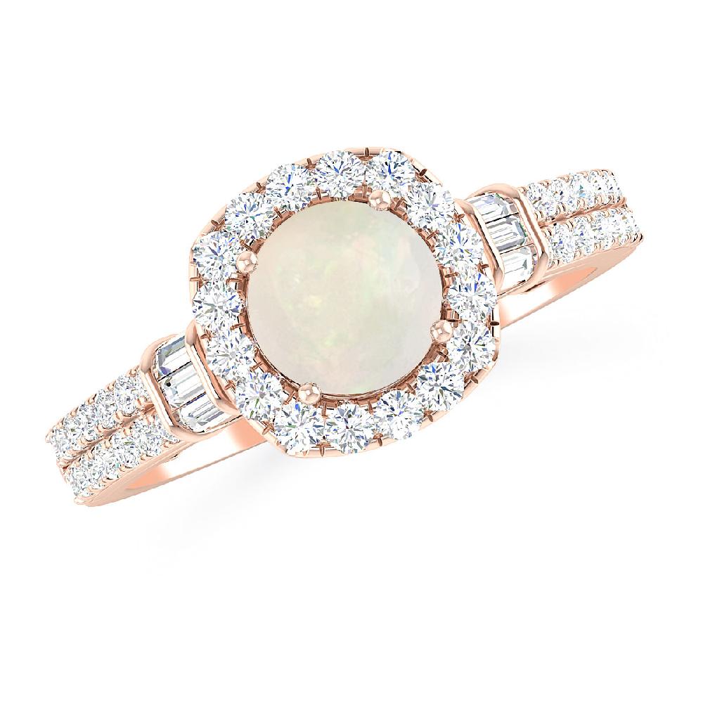 Rose Gold - Opal