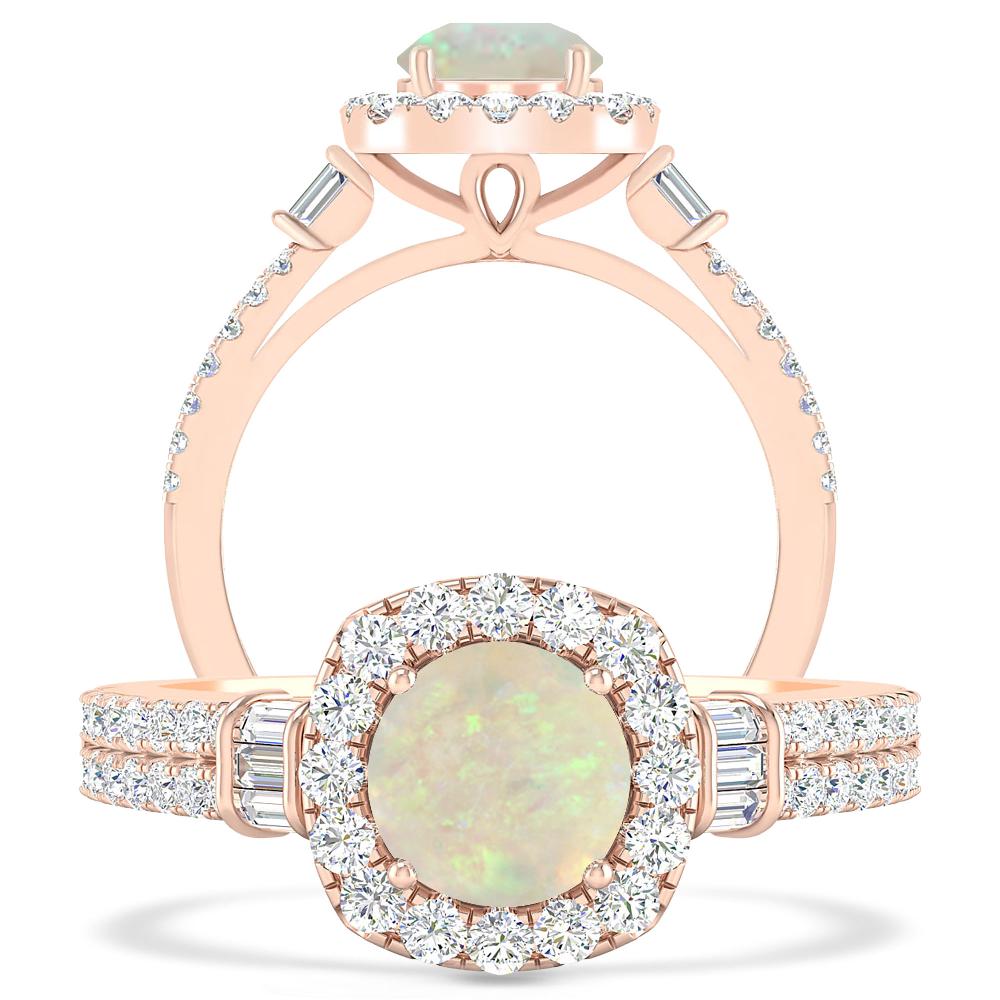 Rose Gold - Opal