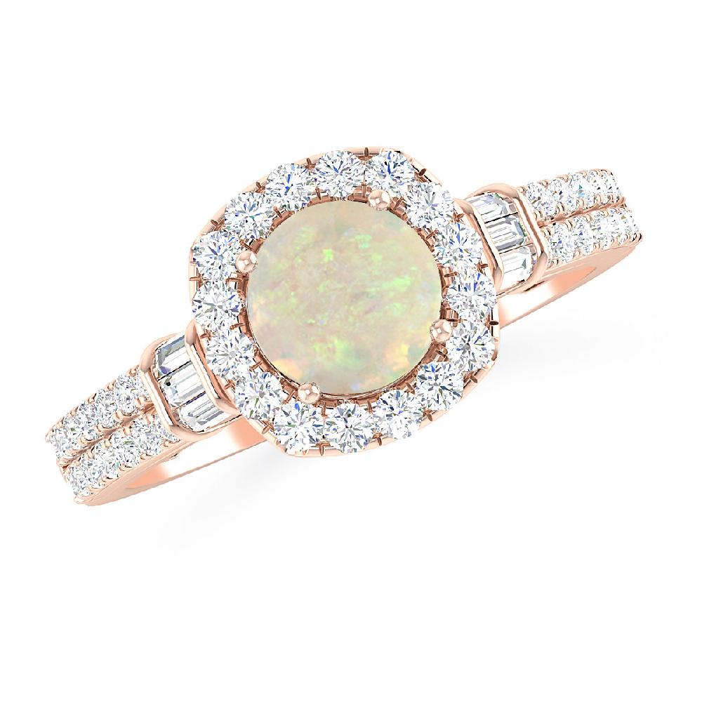 Rose Gold - Opal