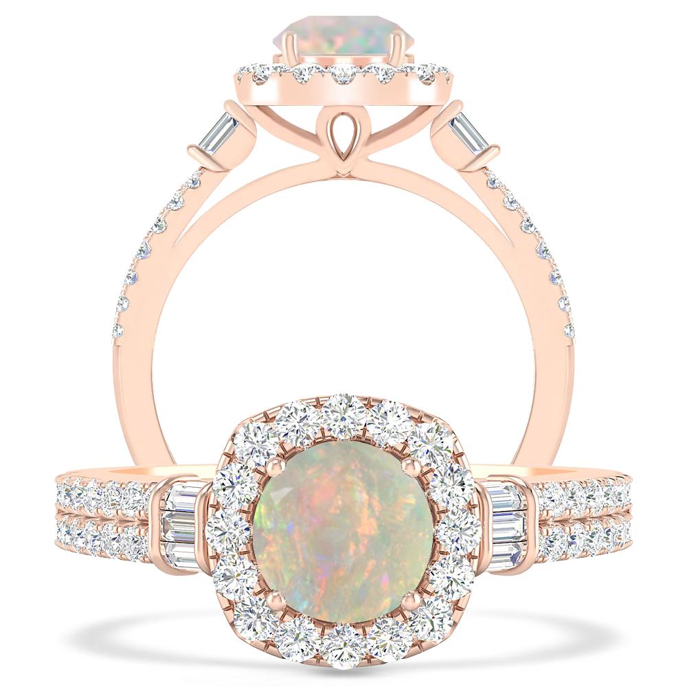 Rose Gold - Opal