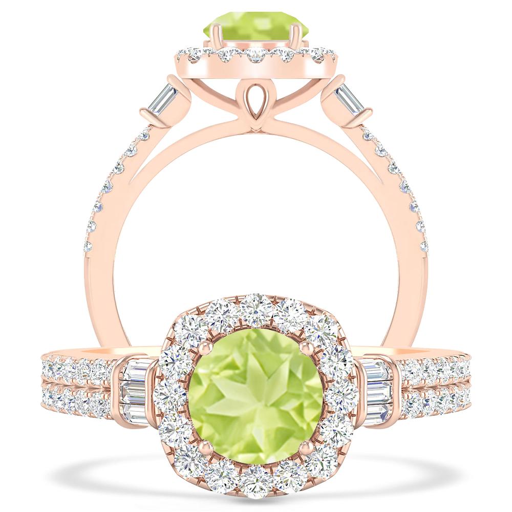 Rose Gold - Peridot