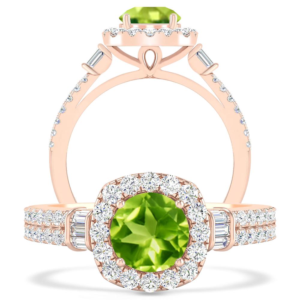 Rose Gold - Peridot