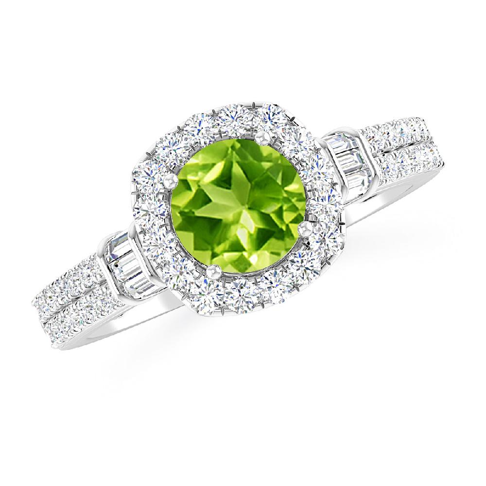 White Gold - Peridot