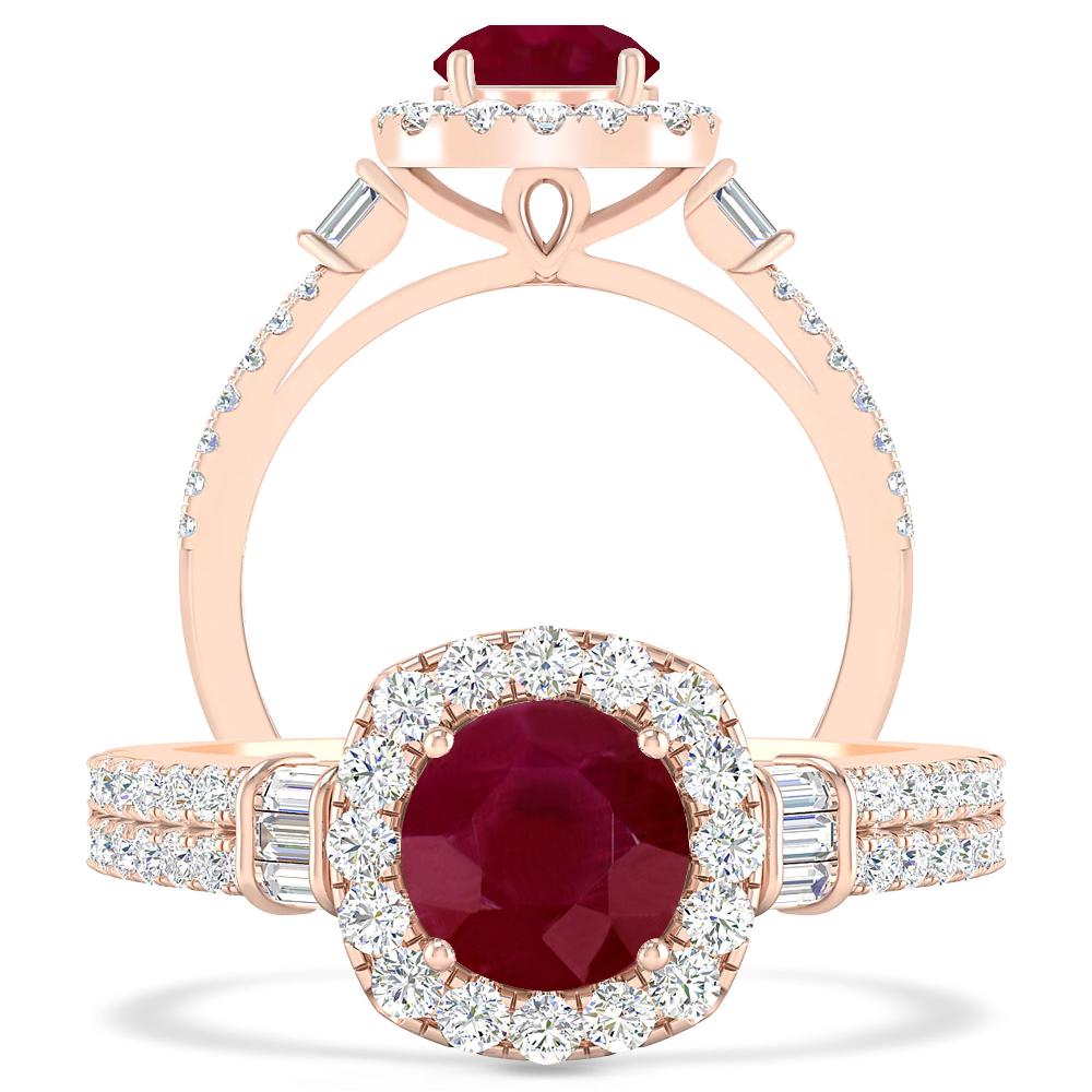 Rose Gold - Ruby