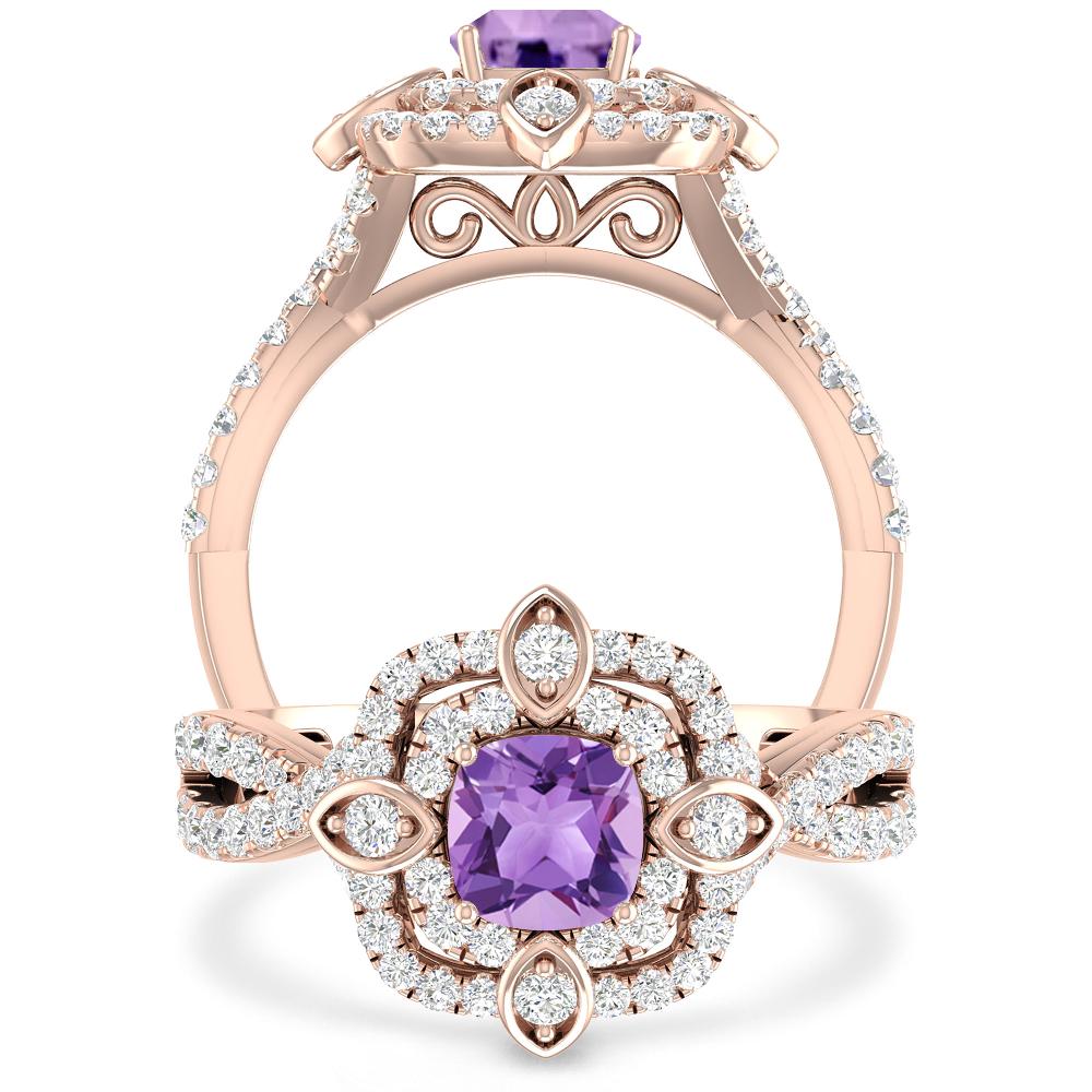 Rose Gold - Amethyst