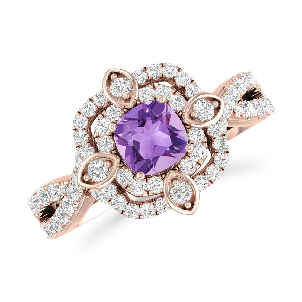 Rose Gold - Amethyst