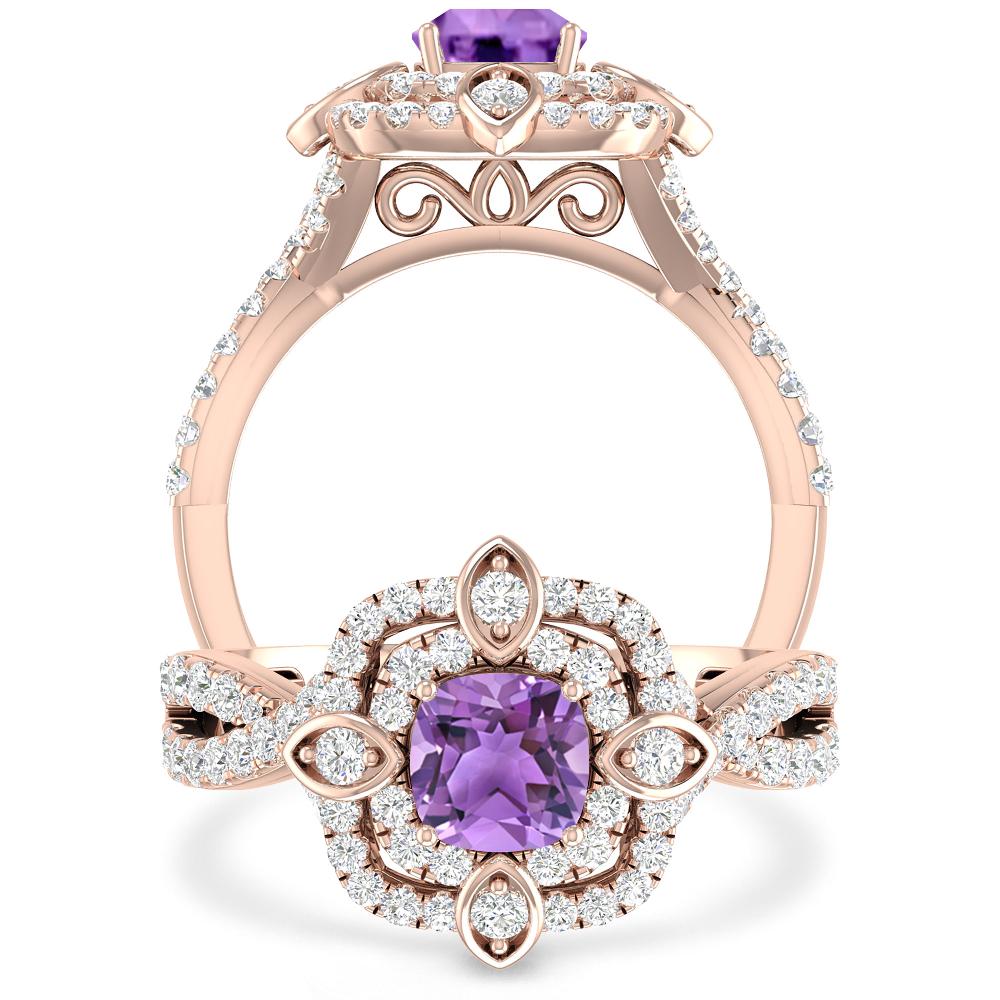 Rose Gold - Amethyst