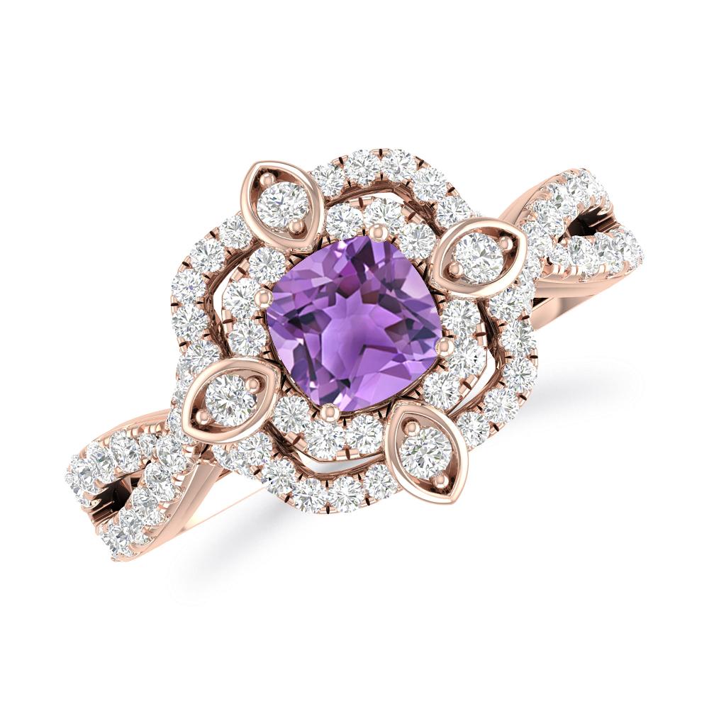 Rose Gold - Amethyst