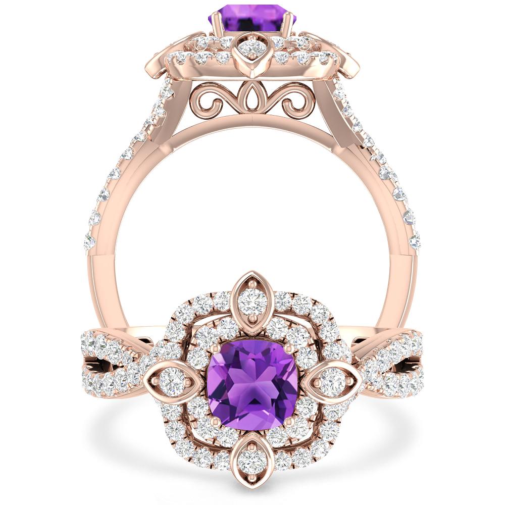 Rose Gold - Amethyst