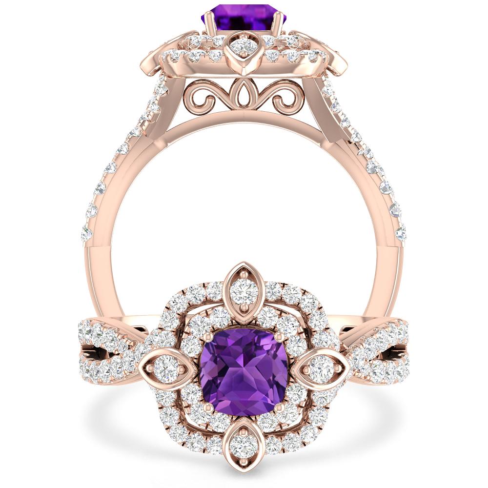 Rose Gold - Amethyst