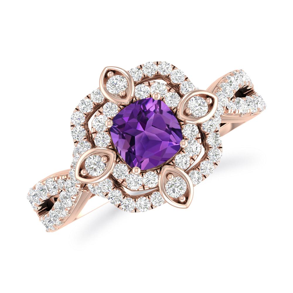 Rose Gold - Amethyst