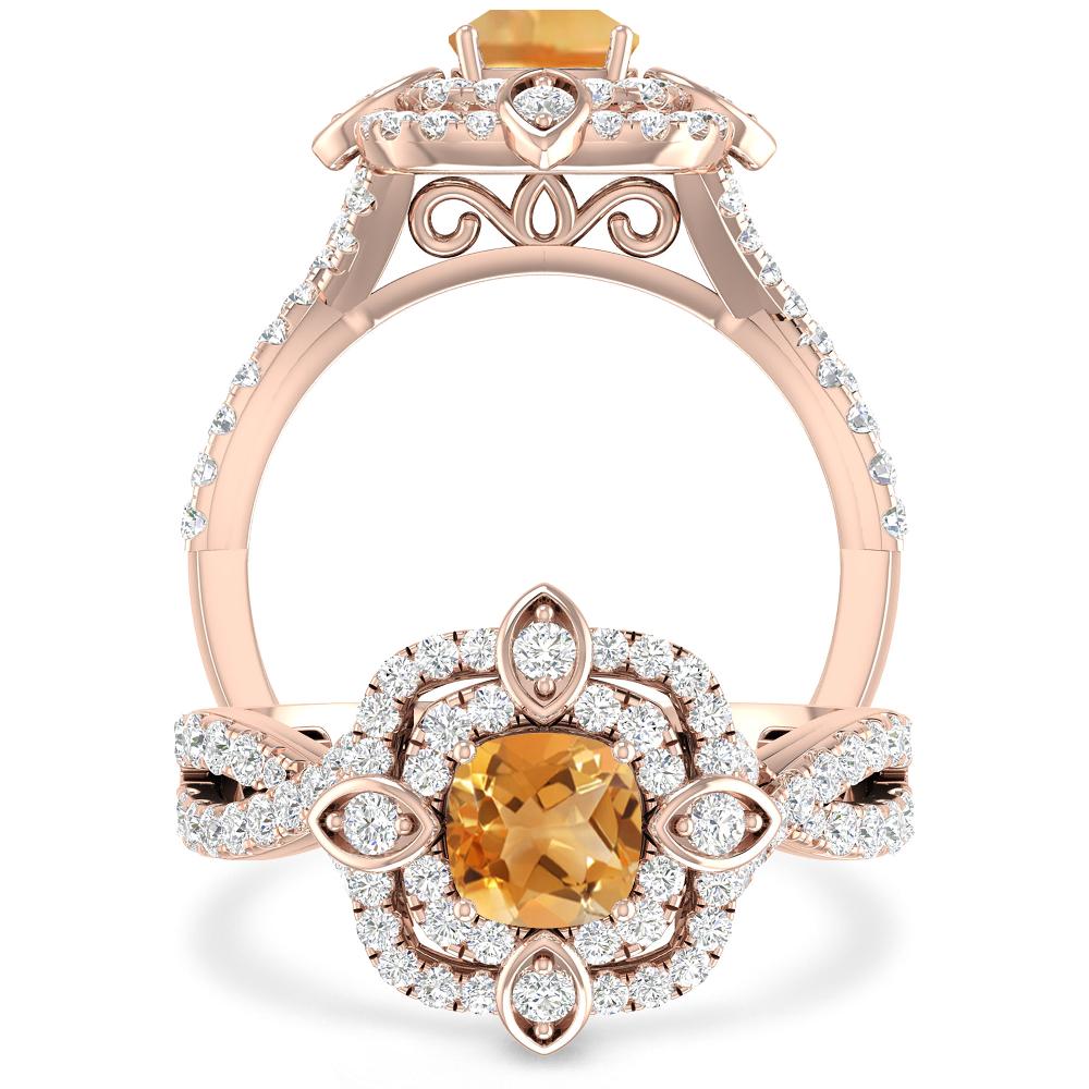 Rose Gold - Citrine