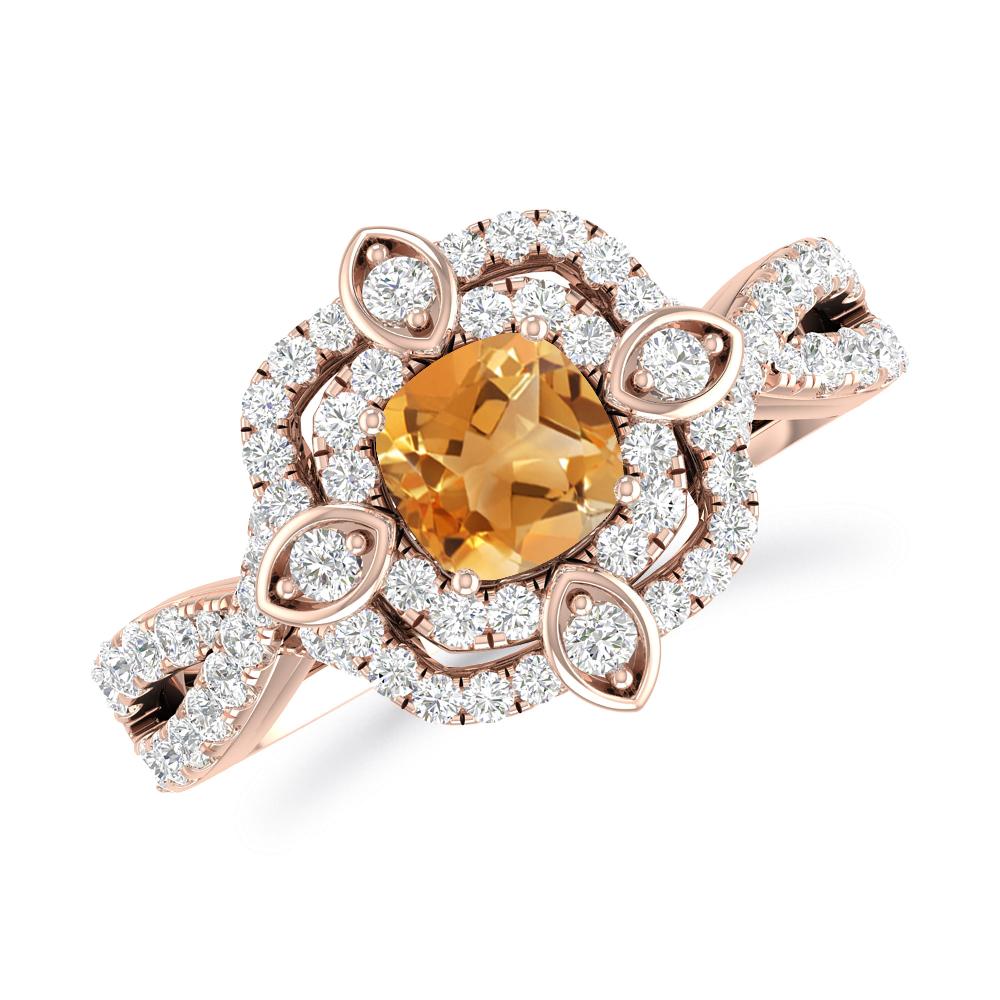 Rose Gold - Citrine