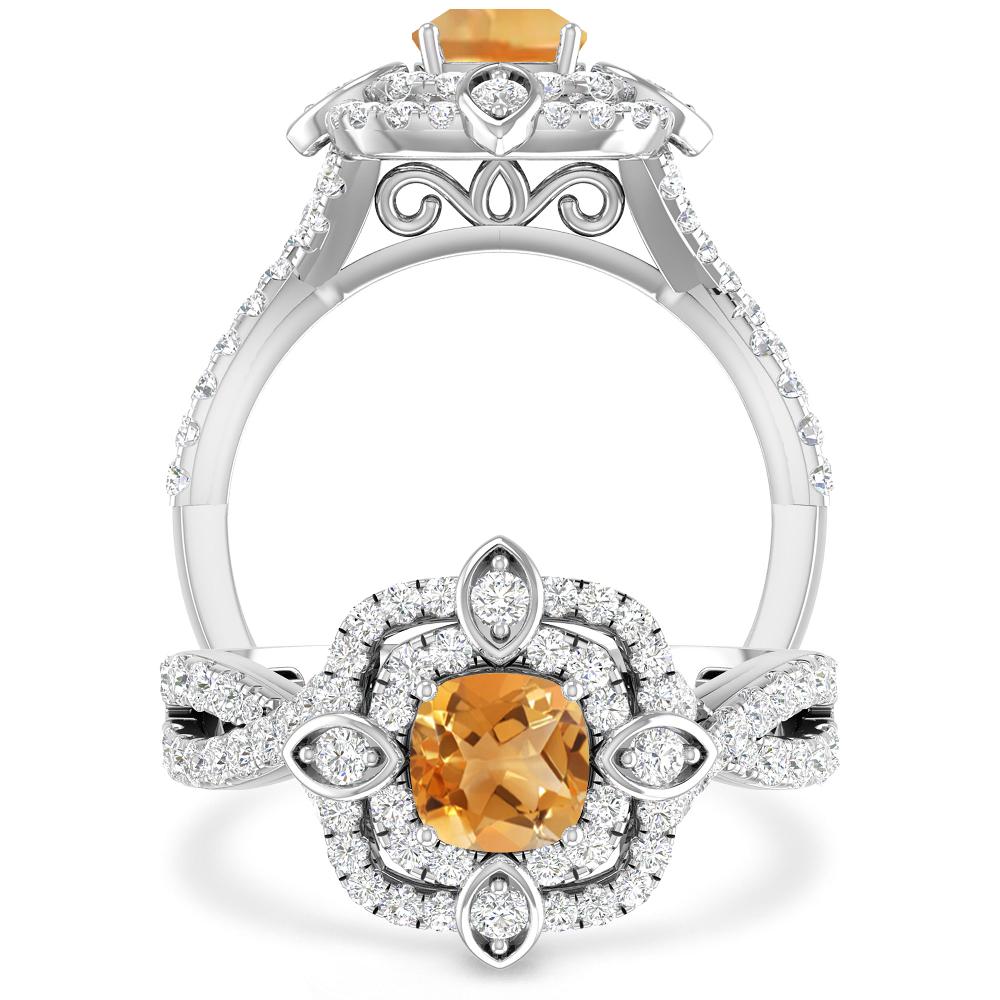 White Gold - Citrine