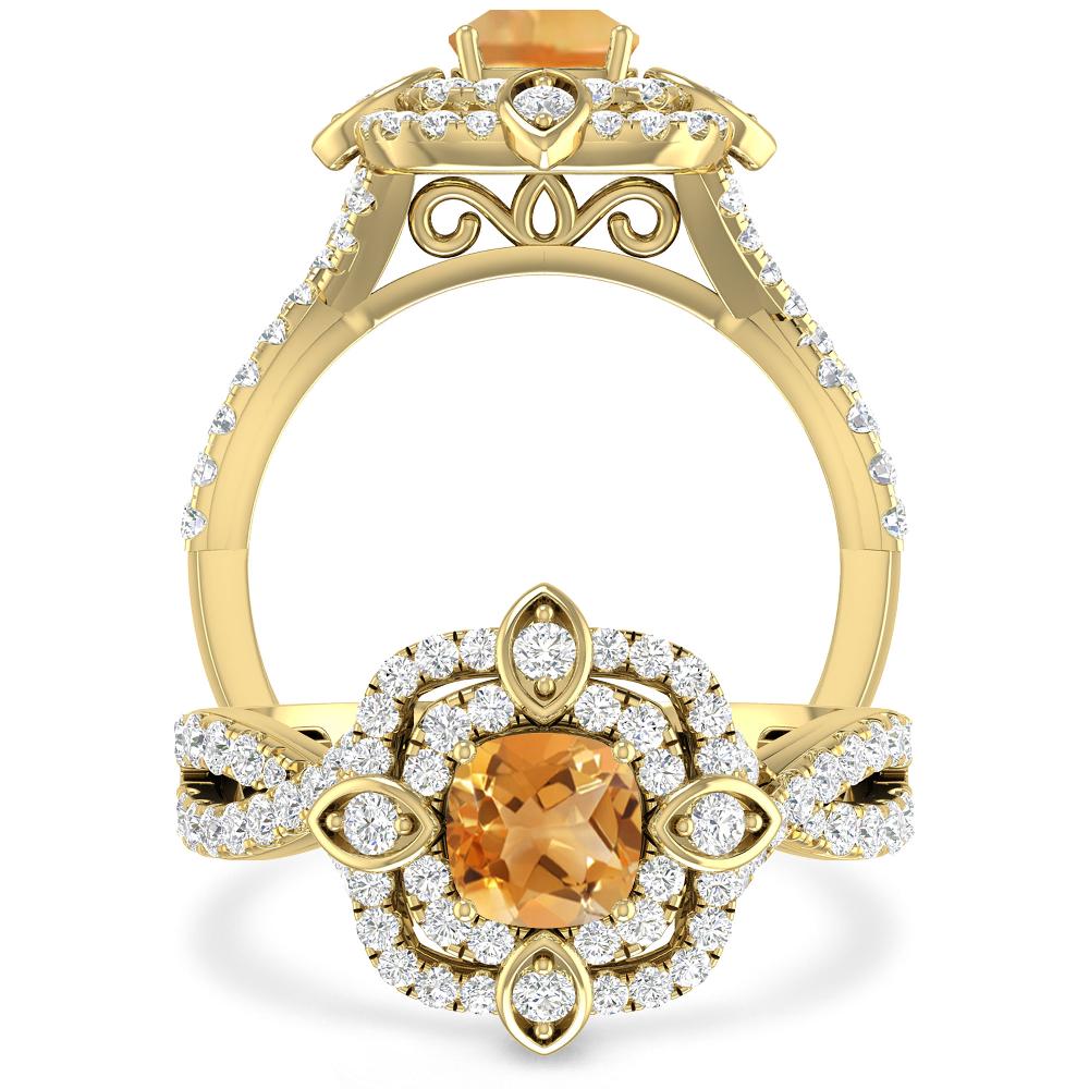 Yellow Gold - Citrine