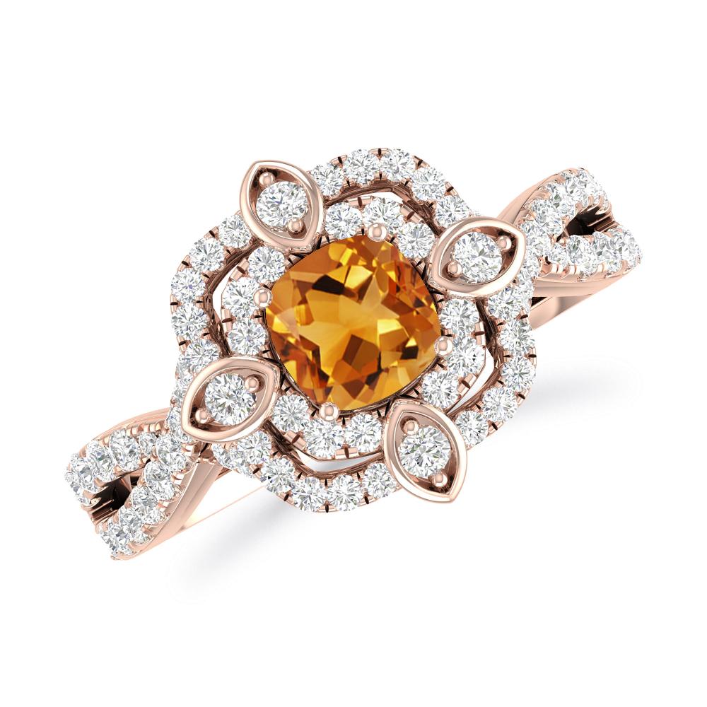 Rose Gold - Citrine