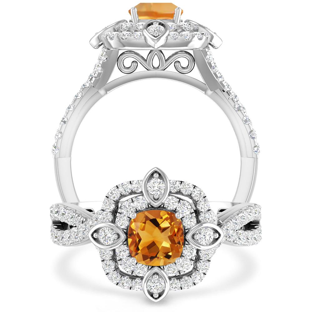 White Gold - Citrine