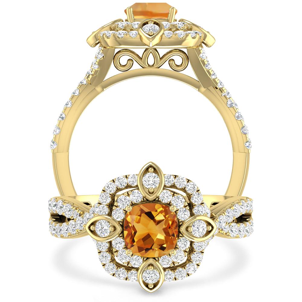 Yellow Gold - Citrine