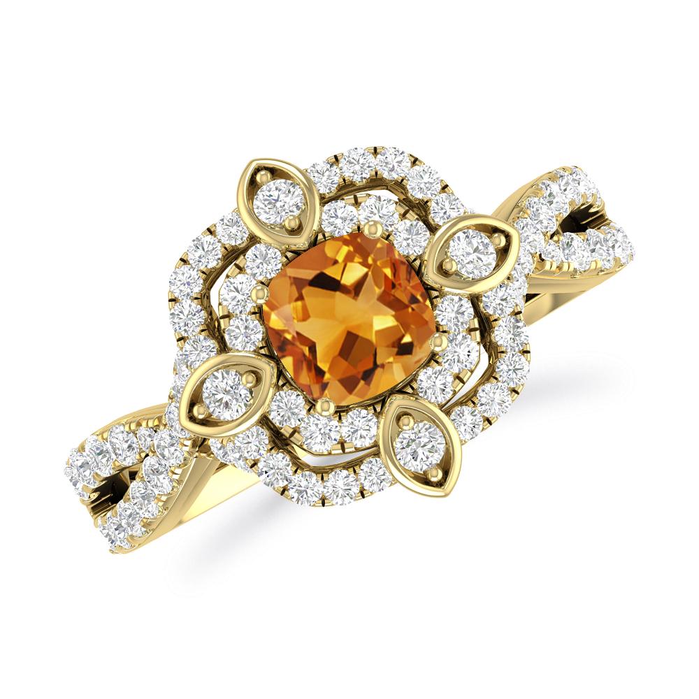 Yellow Gold - Citrine