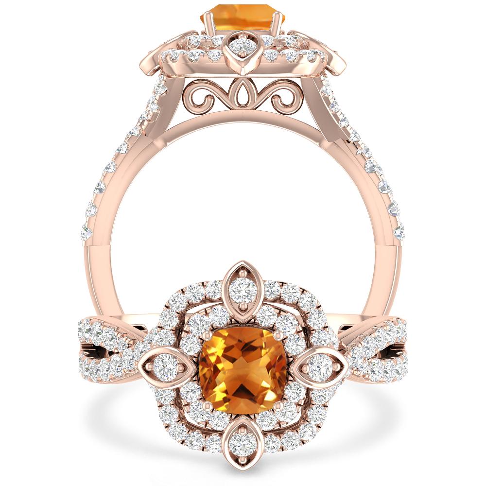 Rose Gold - Citrine